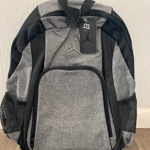 Nike Air Jordan Jumpman Legacy Backpack School Bookbag BLACK / GRAY